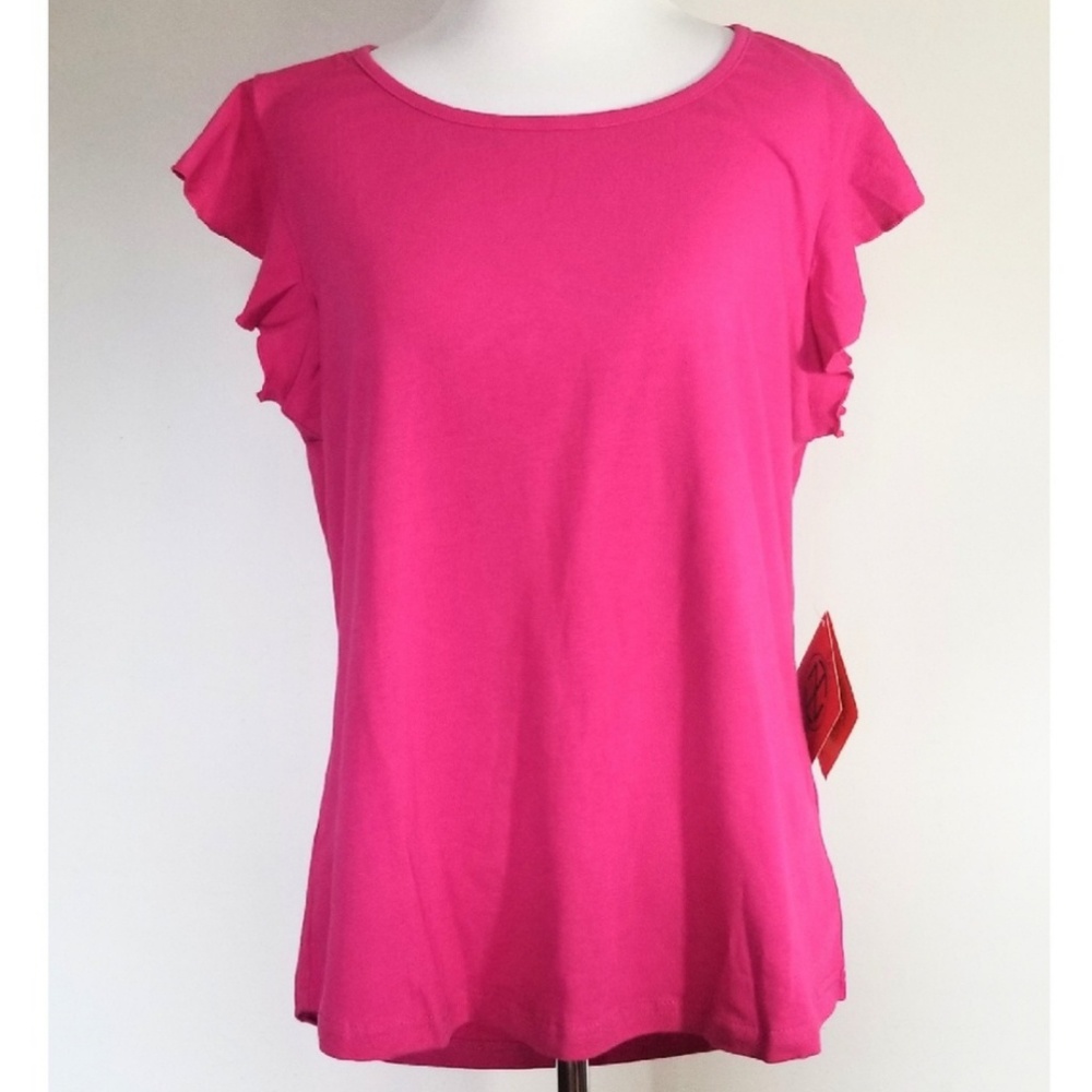 NWT Tracy Negishian Pink Kayla Top